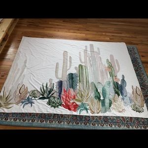 Urban outfitters cactus print tapestry